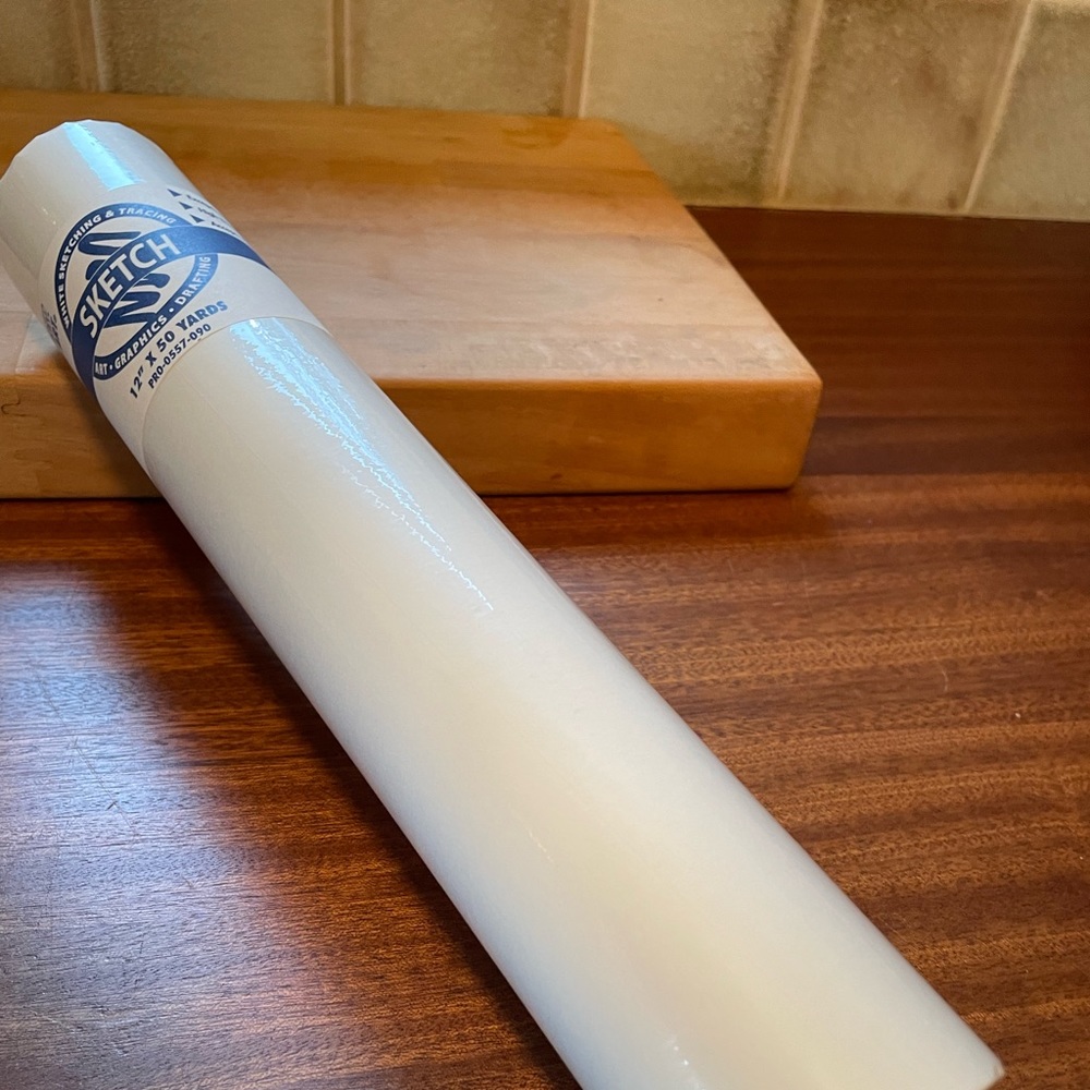 Pro Art 12”x 50 Yd White Sketch Paper